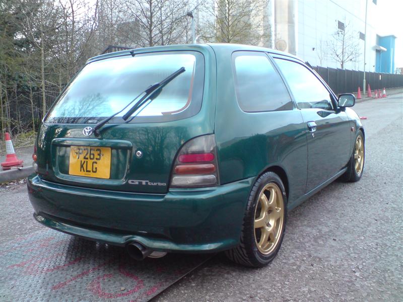 Toyota starlet sportif exhaust